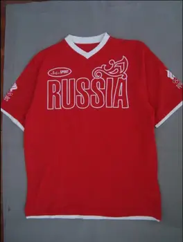 Mens Sportas rusijos Olimpinės Komandos Medvilnės marškinėliai Priekį Rusijos Vyrų Vyrų Vasaros Raudona Marškinėliai Dviračių Sporto Colth