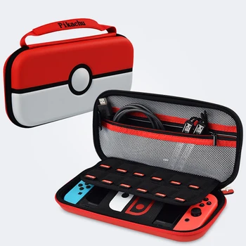 Naujas Kišti-kamuolys Stiliaus NS Saugojimo Bylos Portable Hard Shell PU Balansinė Saugojimo Krepšys Nintendo Jungiklis Žaidimų Konsolės priedai