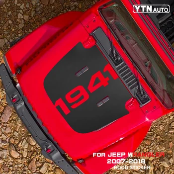 Automobilių Lipdukai Tinka Jeep Wrangler 2007-2018 Hood Scoop 1941 Žodis Broliai Grafinis Vinilo Modifikuotų Automobilių Apdailos Lipdukai Užsakymą