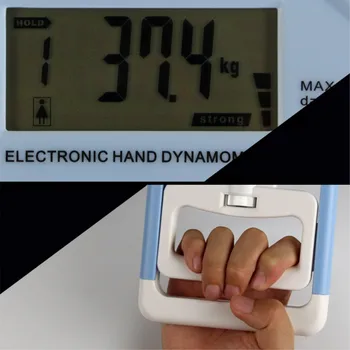 90kg/198Ib Skaitmeninis LCD Dinamometro rankenos Galia Fitneso Matavimo Stiprumo Mokymas Mucle Kūrėjas už Įstaiga Pastate
