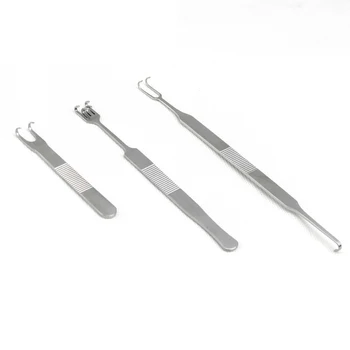 Dvigubo voko įrankiai kastuvu tipo apvali rankena, nosies kaulų ir nosies kaulų dantis veido plastinės operacijos