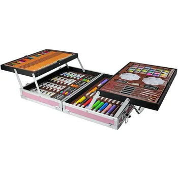 Vaikų teptukų rinkinys meno reikmenys dažymo įrankiai spalvotieji pieštukai, akvarelė pen nustatyti vaikų darželis tapybos nustatyti mergaitės ir berniukai dovanos