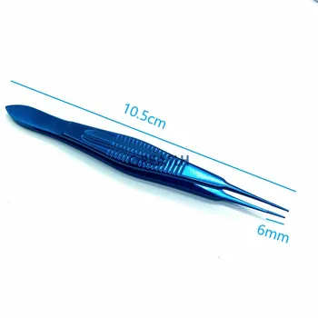 Audinių Pincetai Micro tweezer 10.5 cm pincetai oftalmologijos tweezer Oftalmologijos Mikrochirurginių įrankis