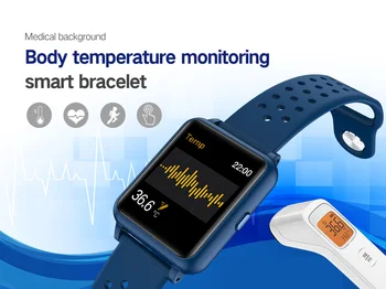 P29 Smart Žiūrėti Kūno Temperatūra, Kraujo Spaudimo Tikrinimo Fitness Tracker Žiūrėti Smart Apyrankę SleepTracker Relogio Inteligente