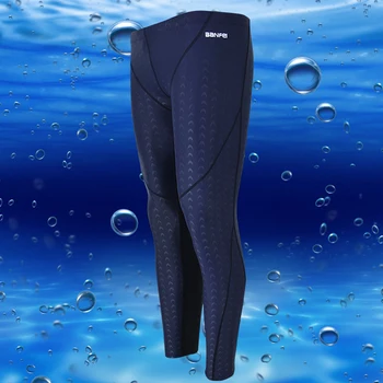 BANFEI Sporto Konkurencinio Plaukimo Šortai, Ilgos Kelnės Vyrams Quick Dry Plaukimo Glaudės Blokatoriai maudymosi kostiumėliai, Nardymas Wetsuit maudymosi kostiumėlį