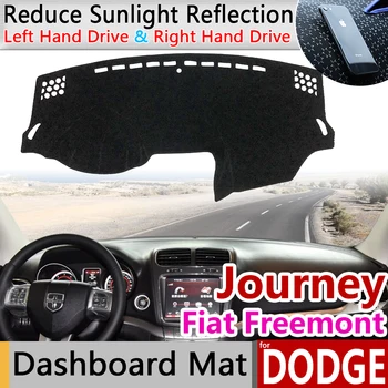 Dodge Kelionės JC Fiat Freemont 2009 m.~2016 SRT R/T neslystantis prietaisų Skydelio Kilimėlis Trinkelėmis skėtį nuo saulės Dashmat Apsaugoti Kilimą, Automobilių Reikmenys