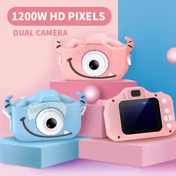 Mini Kamera Vaikams Skaitmeninis Fotoaparatas Animacinių filmų Varlė Žaislas HD Kamera Vaikams Švietimo Vaikų Kamera Žaislai Berniukas Mergaitė Geriausia dovana