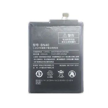 BN40 4100mAh Baterija Xiaomi Redmi 4 Pro Prime RAM 3G 32G ROM Leidimas Xiao mi Redmi4 Pro BN 40 BN-40 su Kelio Kodas