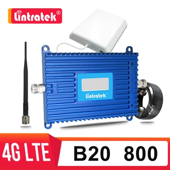 Lintratek 4G kartotuvas 800mhz GSM LTE B20 mobile phone 4G interneto amplifie korinio ryšio tinklo signalo stiprintuvas 70dB įgyti KW20L Europos s8