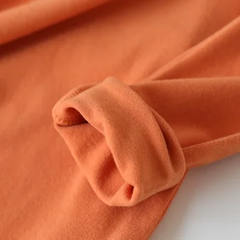 Moterų golfo ilgomis rankovėmis, žemiausią marškinėliai plius dydis aksomo šiltas šilumos apatiniai vientisos spalvos marškinėliai top 2020 m. rudenį, žiemą