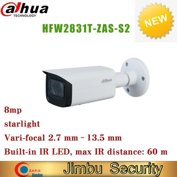 Dahua Lauko ip kamera su POE 8MP žvaigždės IPC-HFW2831T-ZAS-S2 Vari-focal WDR Bullet kameros onvif vaizdo stebėjimo sistemos