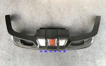 Aukštos kokybės Anglies pluošto Galinis Kamieno Lūpų Bamperio Difuzorius Protector Cover Tinka Jaguar XF XFL 2016 2017 2018 2019 metų