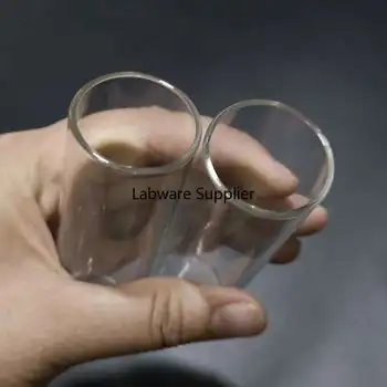 10vnt/daug 30x100mm 50ml plokščiadugnis Stiklinį Mėgintuvėlį dėl rūšių Laboratoriniai stikliniai indai