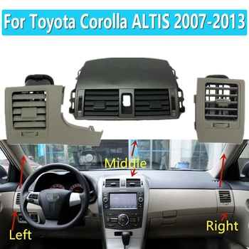 1 Komplektas Toyota Corolla Altis 2007-2013 Automobilių A/C Oro Kondicionierius, Oro Ventiliacijos Angos Skydelis Grotelės Padengti