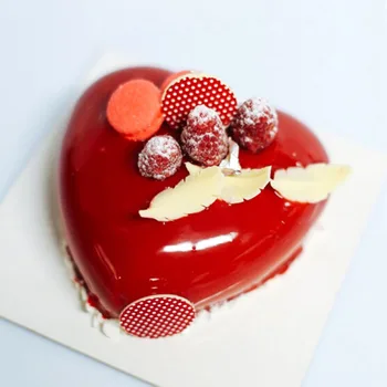 Mousse Cake Pelėsių, Maisto kokybės Silikono 3D Nonstick Helovinas Šokolado Triufelis Pudingo, Želė Desertai Pelėsis Širdies 8-Apšiltinimas
