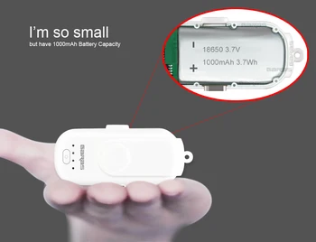 Garas Mini Galios Banko 1000mAh Dual USB Mobiliojo Telefono Išorės Baterija Greitai Įkrauti USB PD Išorės Baterijos Kroviklis