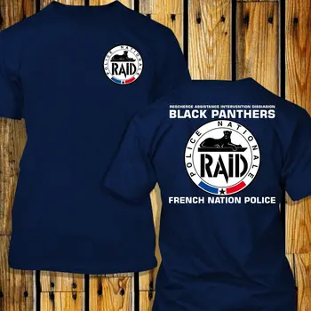 Naujas Mados VFA94 Galingas Shrikes GIGN Elito RAID prancūzijos Policijos Specialiosios Navy Marškinėliai Vyrams Medvilnės trumpomis Rankovėmis Tees Marškinėliai Harajuku