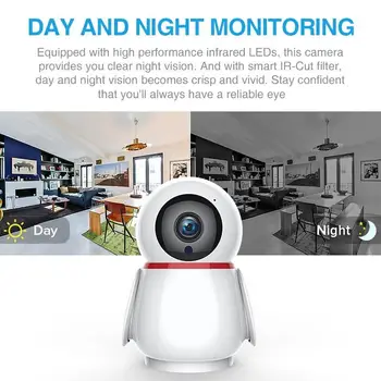 EVKVO 1080P Pingvinas Atveju, WIFI Home Security Auto Stebėjimo, IP Kamera, Wireless Debesis Sandėliavimo patalpų Smart Cctv Kameros Kūdikių Montior