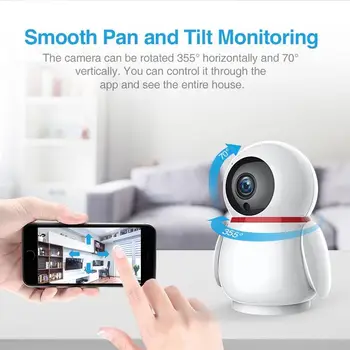 EVKVO 1080P Pingvinas Atveju, WIFI Home Security Auto Stebėjimo, IP Kamera, Wireless Debesis Sandėliavimo patalpų Smart Cctv Kameros Kūdikių Montior