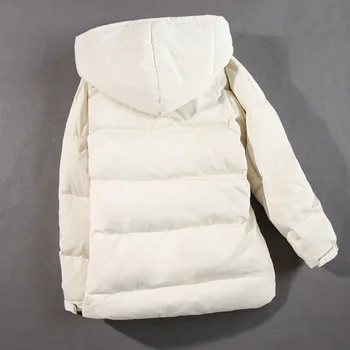 Gamykloje angos Mados prekės ženklo 90% baltųjų ančių pūkų paltai parkas 2020 m. žiemos storesnis, šiltas gobtuvu žemyn kailio wq500 dropship