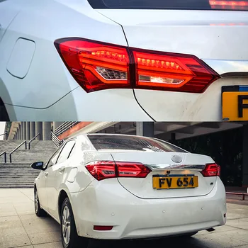 LED Uodega lempos Toyota Corolla 2016 Kairės ir Dešinės pusės LED Uodegos Šviesos Veikia Šviesos Atbuline Lempa
