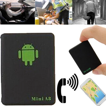 Sikeo Realiu Laiku Mini A8 Sekimo Įrenginys LBS Tracker Pasaulinės GSM GPRS SVARŲ Su SOS Mygtuką, Automobilių Vaikai Vyresnysis Augintiniai Finder 
