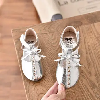 2020 nauja vaikų batai blizga lankas pu batai vaikams, merginos princesė merginos batai 26-36