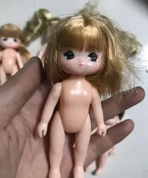 Ilgi Plaukai Licca Lėlės Vadovai Su Kūno Mini Cute Lėlės Rinkinys Mergina 