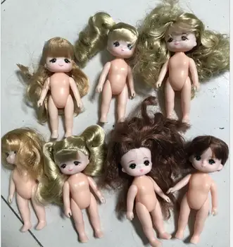Ilgi Plaukai Licca Lėlės Vadovai Su Kūno Mini Cute Lėlės Rinkinys Mergina 