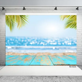 Nuotrauka Backdrops Dekoracijos Jūros Paplūdimio Smėlis Custom Bokeh Backgrounds Kūdikių, Vaikų Žaislas Augintiniai Portretas Photoshoot Fotografijos Rekvizitai
