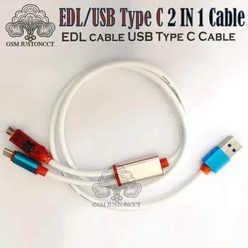2 in 1 giliai flash kabelis Xiaomi mobiliojo EDL kabelis USB C Tipo Kabelis visiems Qualcomm telefonus į Giliai Blykstės Režimas