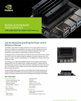 NVIDIA Jetson Nano A02 Developer Kit Artiticial Žvalgybos Giliai Mokymosi AI Kompiuterija,Paramos PyTorch, TensorFlow Jetbot