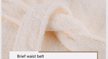 Rudenį, žiemą Storio grynos medvilnės paprasto spalvos maudymosi chalatai siuvinėjimo skraiste Unisex ilgomis rankovėmis absorbentas terry chalatą su gobtuvu pijamas