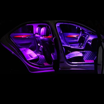 9pcs LED Automobilio salono Šviesos Skaitymo Lemputė bagažo skyriaus Apšvietimas Modifikacijos, Priedai Toyota Highlander XU50 Kluger-2018 2019