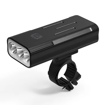 NEWBOLER Galingas Dviratis Šviesos 5200mAh kaip Power Bank USB Įkrovimo 1100 šviesos srauto Priekinis Dviračio Žibintas atsparus Vandeniui LED Dviračio Žibintai