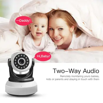 1080P HD Wireless Security, IP Kamera, Wifi, Dviejų krypčių Garso IR-Cut Naktinio Matymo Garso Signalizacijos Patalpų Kūdikio stebėjimo Camhi