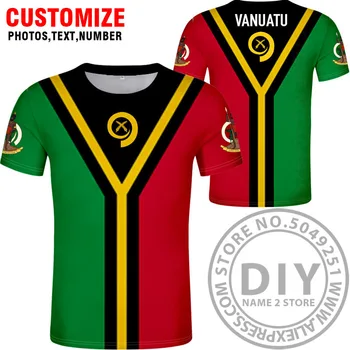 VANUATU Marškinėliai Pavadinimas Numeris Vut T-shirt 0 Drabužių Print 