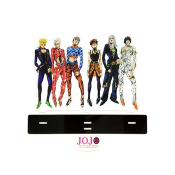 Meilė Ačiū JOJO JoJo ' s Bizarre Adventure Aukso Vėjo grupės šeimos akrilo stovi paveikslas modelis plokštelės laikiklis tortas topper anime