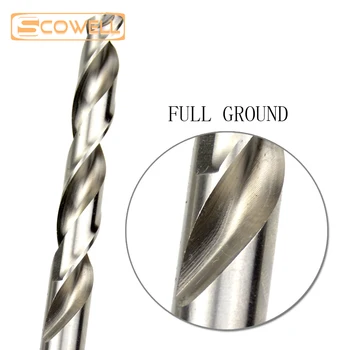 30% nuolaida SCOWELL 25pcs greitapjovio Plieno Twist Drill Bit kit Jobber Gręžimo Bitai Rinkinys 1.0~13mm Metalo Grąžtai