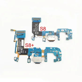 Aocarmo USB Įkrovimo lizdas + Mic Doko Jungtis Įkrovikliui Flex Kabelis Samsung Galaxy S8 G950U/F/N / S8plus S8+ G955U G955F G955N