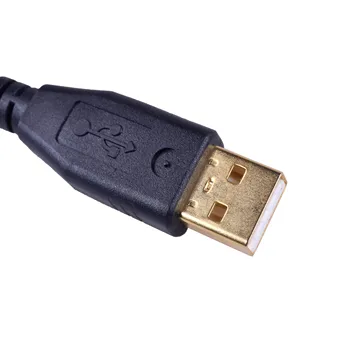 Naujas USB Pelės Linijos Nailono Kabelio Pakeitimas+Pėdų Razer Naga Žaidimų Pelės