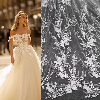 Jiayigong Nėrinių Vestuvių Suknelė 2020 Žavinga Off Peties, permatomas Tiulis A-Line Bridal Gown Vestido De Noiva