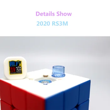 2020 Moyu Rs3M Magnetinio 3x3x3 Magic Cube rs3m 3x3 Magico Cubo RS3M Magnetinio Kubeliai 3*3 Greičio Įspūdį MFRS3M Cubo Žaislai Vaikams
