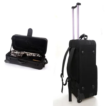 Būti alto Saksofonas atveju sax pečių maišą nešiojamų pučiamųjų instrumentų maišelį Sax vežimėlio atveju soft black kuprinė krepšiai Alto sach atveju
