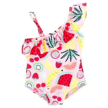 Honeyzone Kūdikių Gilrs Vasaros maudymosi kostiumėlį Diržas Rankovių Maudymosi kostiumai Vaikams, Vaikiška Paplūdimio Plaukimo Maudymosi Dėvėti 9 Mėnesius - 6 Metai