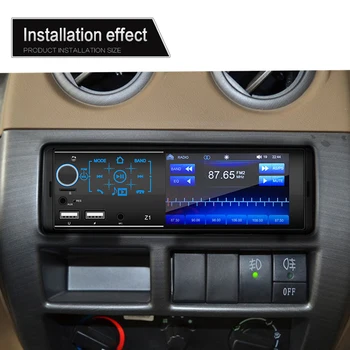 Automobiliniai Radijo imtuvai Nuotolinis Valdymas Skaitmeninis Bluetooth Audio Stereo Muzikos Automobilių Mp3 Grotuvas USB/SD/AUX-IN Reverse galinio vaizdo 4.1 colių Jutiklinis Skardžiai