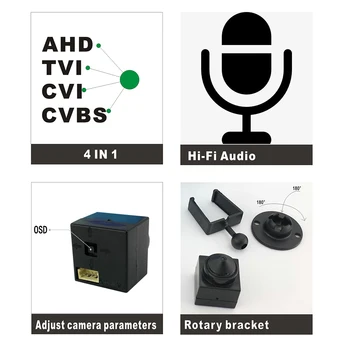 Vaizdo įrašymo Mini Wifi DVR Analoginis Kamera, DVR Įrašymo Realaus laiko vaizdo Įrašų Judesio Aptikimo HAINAUT/TVI/CVI 1080P vaizdo Kameros CCTV Kit