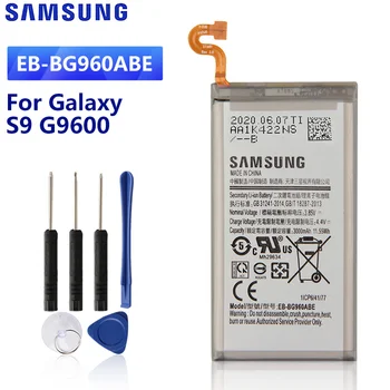 SAMSUNG Originalus Bateriją EB-BG960ABE Samsung GALAXY S9 G9600 G960F SM-G960 Autentiški, Telefono Baterija 3000mAh