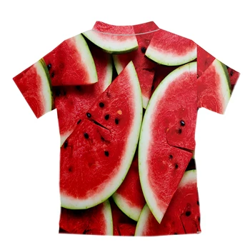 CJLM Vasaros Mens Kūrybos arbūzas Havajų Marškinėliai Prarasti Atspausdintas Trumpas Rankovės Didelis Mums Dydžio Havajų Vyrų Paplūdimio Gėlių Marškiniai
