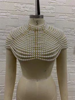 įžymybė tvarstis suknelė 2020 nauja madinga vintage vestios spalvingas perlų skara grynai rankų darbo įžymybė šalies klubas elegantiška skara